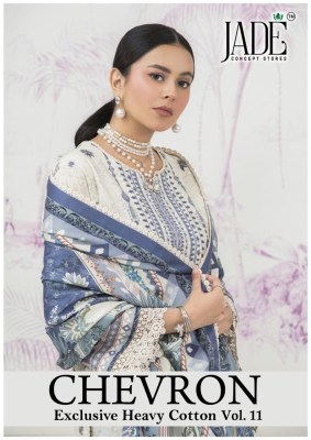 Chevron vol 11 by Jade Designer Printed Kurti pant with dupatta catalogue at affordable rate readymade suit catalogs
