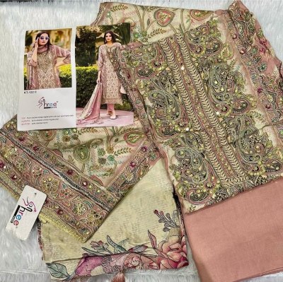 KT -122 by Shree Fab Pure Viscose Maslin digital printed unstitched suit catalogue with low range salwar kameez catalogs