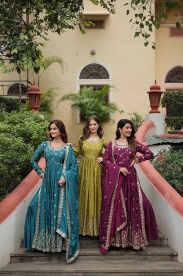 LW 9193 by Amavi lunch Stunning  Fancy Anarkali suit catalogue at affordable rate wholesale catalogs