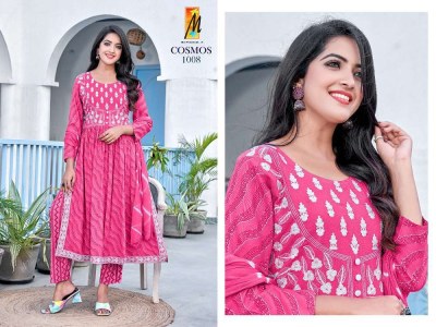 Master Presents Cosmos rayon printed 3pice nyra suits catalogue wholesale  kurtis catalogs