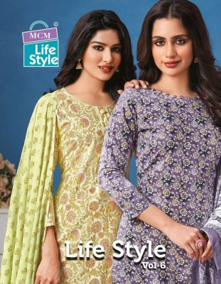 Mcm Life style vol 6 pure cotton printed Readymade salwar suits wholesale catalogue 