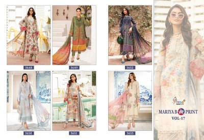 Mprint vol 17 by Mariya designer unstitched suit catalogue at low rate readymade suit catalogs