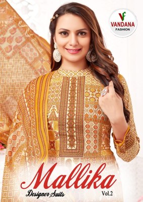 Vandana Mallika Vol 2 pure cotton Dress Material catalogue wholesale  