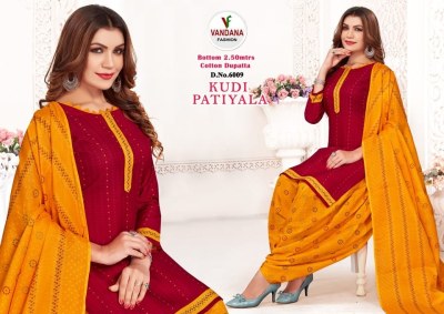 Vandana Patiyala Kudi Vol 6 pure cotton Dress Material catalogue buy wholesale  salwar kameez catalogs