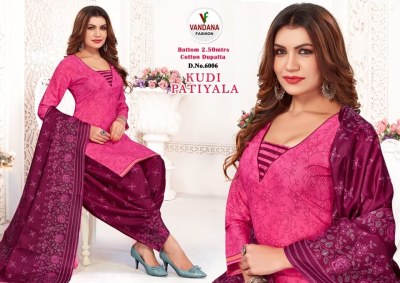 Vandana Patiyala Kudi Vol 6 pure cotton Dress Material catalogue buy wholesale  salwar kameez catalogs