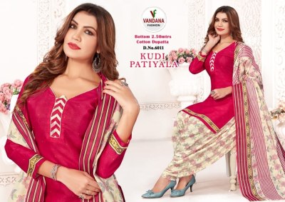 Vandana Patiyala Kudi Vol 6 pure cotton Dress Material catalogue buy wholesale  salwar kameez catalogs