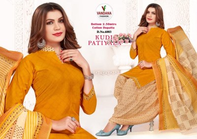 Vandana Patiyala Kudi Vol 6 pure cotton Dress Material catalogue buy wholesale  salwar kameez catalogs