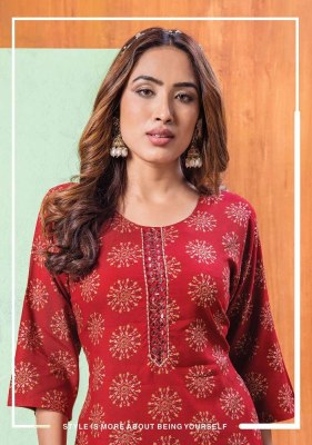 Wanna by you new launch Geet rayon printed tunic shot top collection  kurtis catalogs