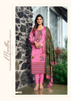 Yashika Trends Bella vol 2 Heavy cotton Embroidery work dress martials catalogue wholesale  salwar kameez catalogs