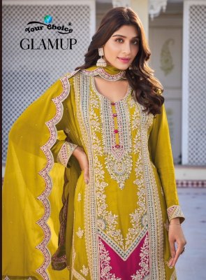 Your choice by Glamup elegant designer Pakistani suit catalogue at low rate 