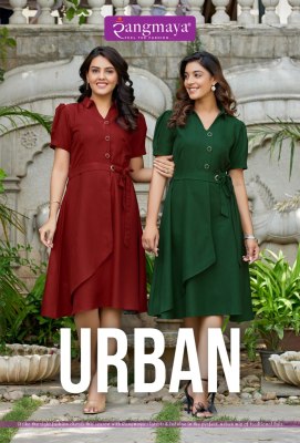 rangmaya new urban fancy Bombay imported western top collection   kurtis catalogs