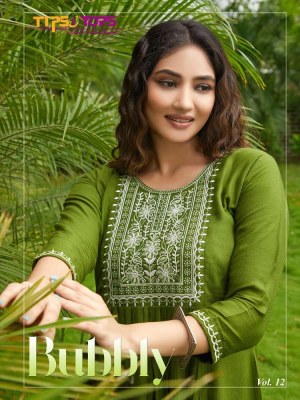 tips and tops bubbly vol 12 fancy western short top collection Kurti wholesaler in Surat  kurtis catalogs