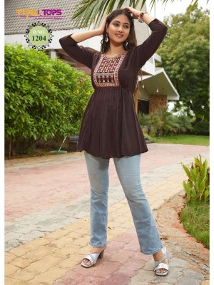 tips and tops bubbly vol 12 fancy western short top collection Kurti wholesaler in Surat  kurtis catalogs