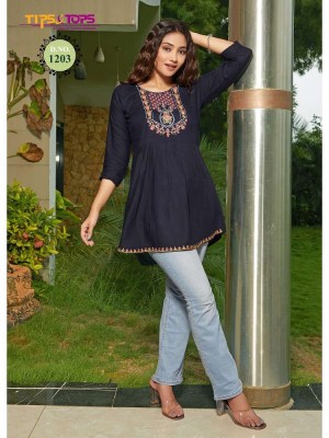 tips and tops bubbly vol 12 fancy western short top collection Kurti wholesaler in Surat  kurtis catalogs