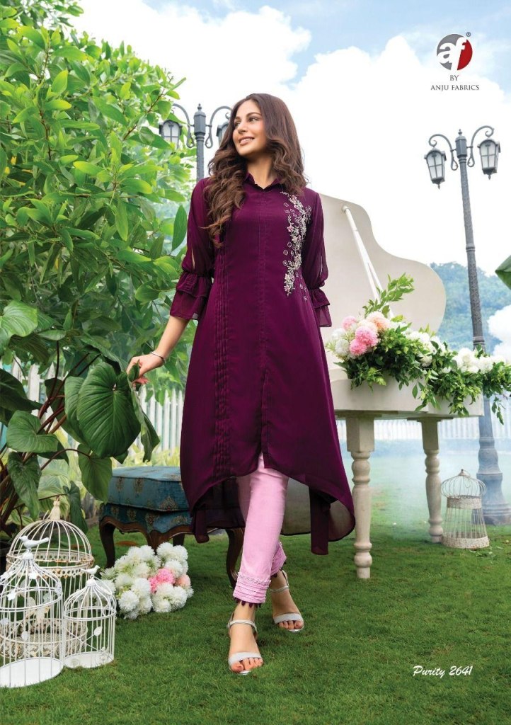 tamanna georgette jacket frock style kurti in wholesale price | Aarvee  Creation | Tamanna Georgette Jacket Frock Style Kurti In Wholesale Price.  Purchase Full Catalog of Tamanna In Wholesale Price Online