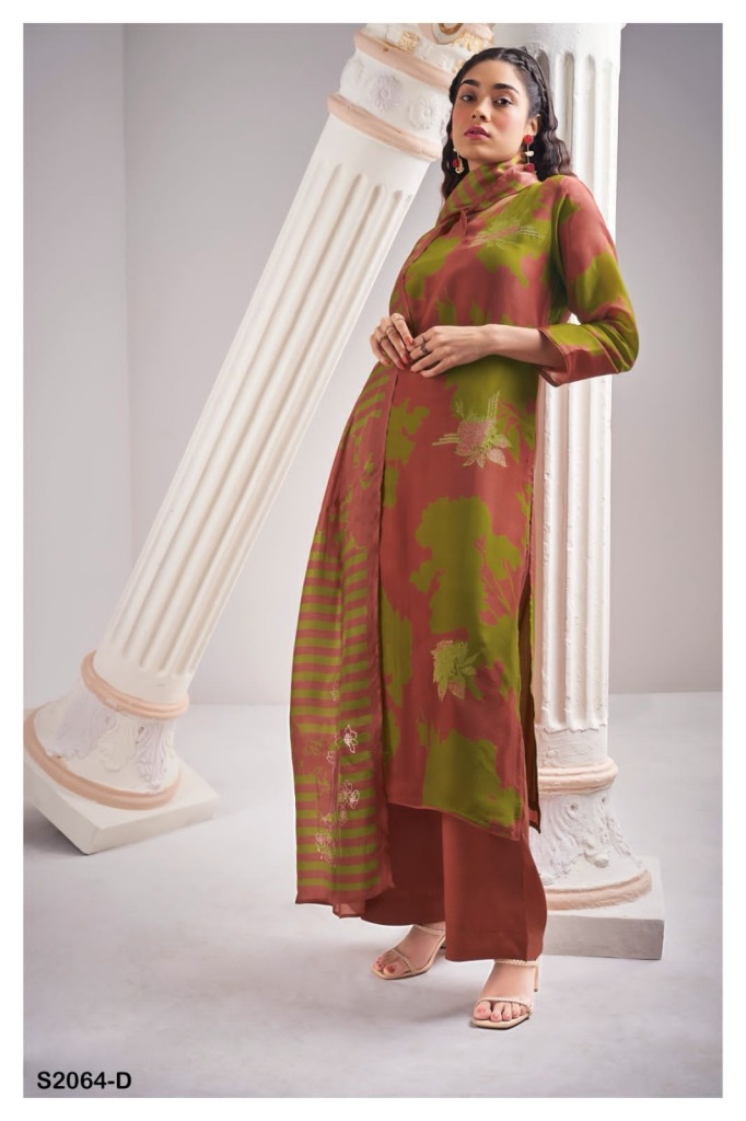 Buy Ganga Veronica S1753 Designer Cotton Dress Material Collection