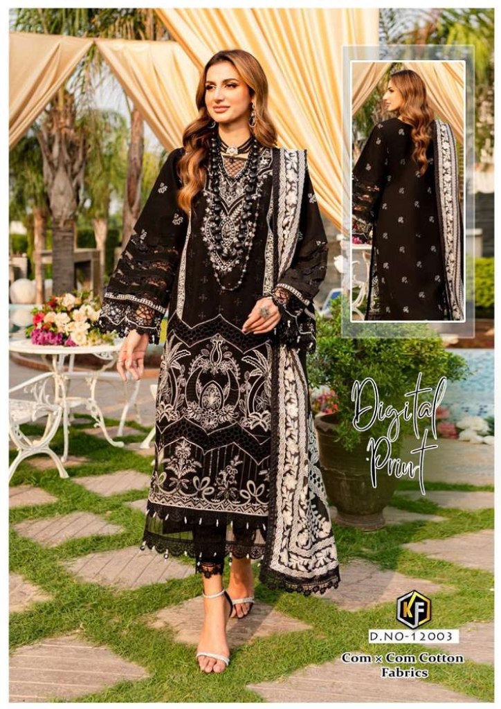 free size Karachi Printed Cotton Dress Material, Unstitched at Rs 310 in  Surat