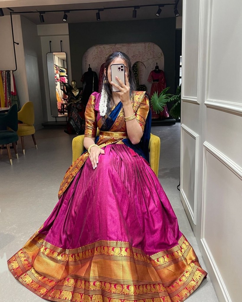 New Bridal Collection Silk Lehenga Choli For Girls In Magenta Pink Colored  at Rs 3999, Wedding Lehenga in Surat