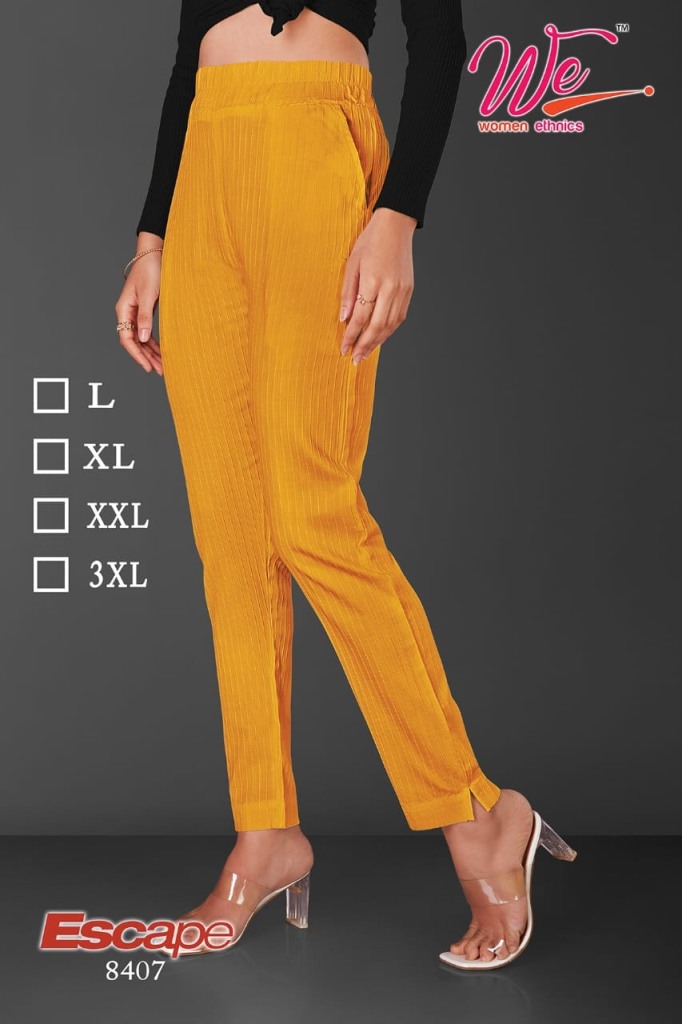 Suitop super quality women's rubber pants latex trousers and side with  black zip in yellow color