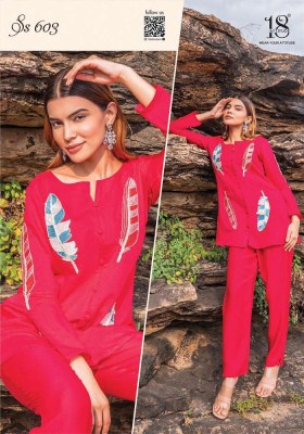 18 Attitude Sho Shaa Vol 6 Premium Collection Co Ord Set Wholesale Kurti Catalogue  kurtis catalogs