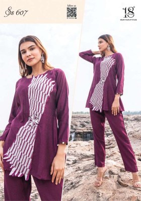 18 Attitude Sho Shaa Vol 6 Premium Collection Co Ord Set Wholesale Kurti Catalogue  kurtis catalogs