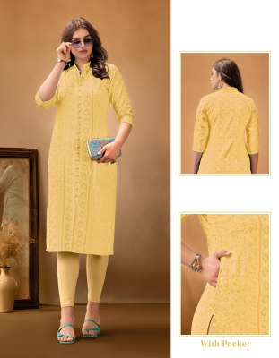 7 Star by Tunic House Reyon sequence Straight Kurti Collection   kurtis catalogs