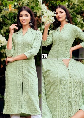 7 Star by Tunic House Reyon sequence Straight Kurti Collection   kurtis catalogs