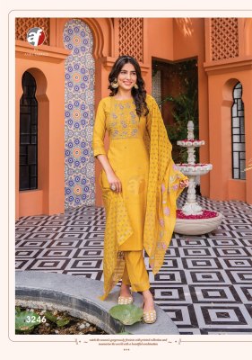 AF by once more vol 3 nylon viscose kurti pant and dupatta  catalog at wholesale rate kurtis catalogs