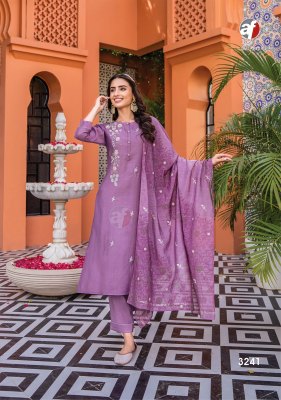 AF by once more vol 3 nylon viscose kurti pant and dupatta  catalog at wholesale rate kurtis catalogs