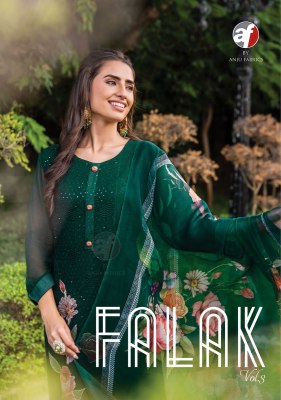 AF launching new collection of falak vol 3 kurti pant  with digital dupatta at wholsale rate  AF Kurtis