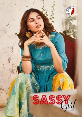 AF lunching by sassy girl vol 3 new fancy short kurti with sharara and dupatta catalog at wholesale rate AF Kurtis