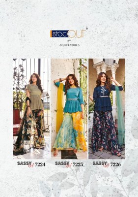 AF lunching by sassy girl vol 3 new fancy short kurti with sharara and dupatta catalog at wholesale rate readymade suit catalogs