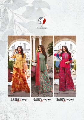 AF lunching by sassy girl vol 3 new fancy short kurti with sharara and dupatta catalog at wholesale rate readymade suit catalogs