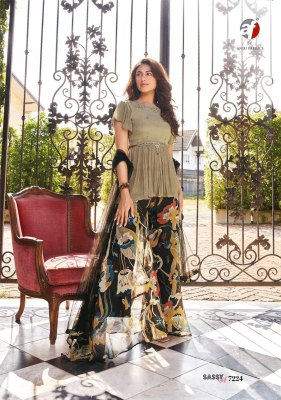 AF lunching by sassy girl vol 3 new fancy short kurti with sharara and dupatta catalog at wholesale rate readymade suit catalogs