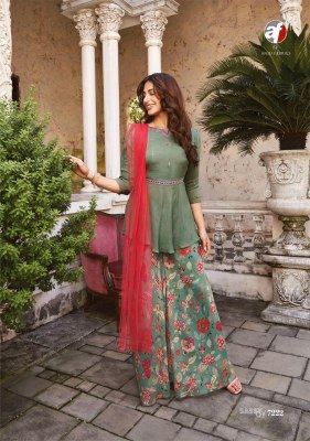 AF lunching by sassy girl vol 3 new fancy short kurti with sharara and dupatta catalog at wholesale rate readymade suit catalogs