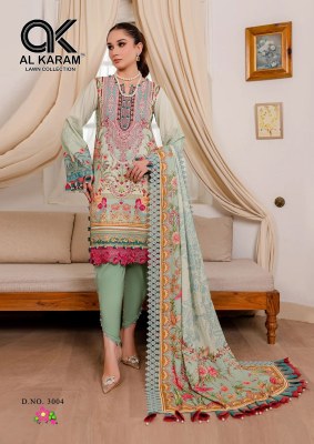 AL karam by Florence vol 03 pure cambric unstitched dress material catalogue at low rate salwar kameez catalogs