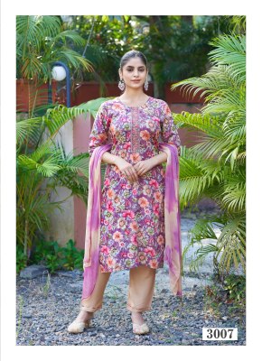 APSARA VOL-3 by poonam Heavy reyon foil printed kurti pant and dupatta catalogue at affordable rate readymade suit catalogs