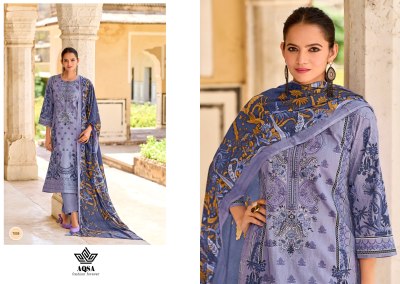 AQSA by Aarzoo fancy printed cambric cotton unstitched dress material catalogue at low rate salwar kameez catalogs