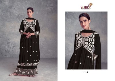 Aadhira vol 9 by Vamika Designer embroidered fancy sharara suit catalogue at affordable rate readymade suit catalogs