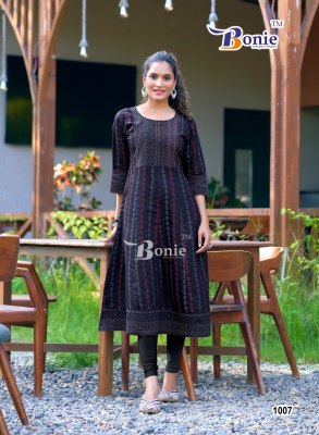 Aadhya by Bonnie Amazing Printed Flared Kurti low rate kurtis catalogs