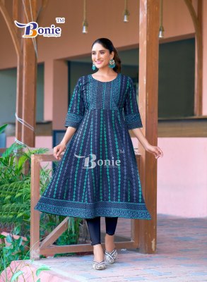 Aadhya by Bonnie Amazing Printed Flared Kurti low rate kurtis catalogs