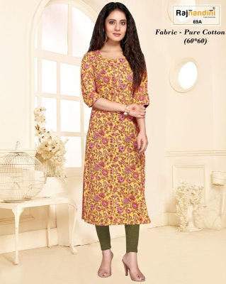 Aadhya by rajnandini pure cotton jaipuri printed fancy kurti catalogue kurtis catalogs