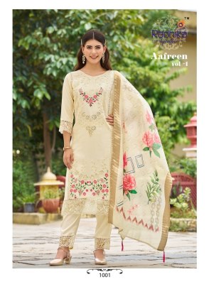 Aafreen vol 1 by Radhika life style pure roman embroidered readymade suit collection  readymade suit catalogs