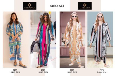 Aaliz Prints Vol 12 Designer Lawn Fabric Cord Set Printed Kurti with Plazo Wholesale co ord set catalogs