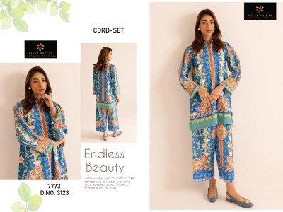 Aaliz Prints Vol 12 Designer Lawn Fabric Cord Set Printed Kurti with Plazo Wholesale co ord set catalogs