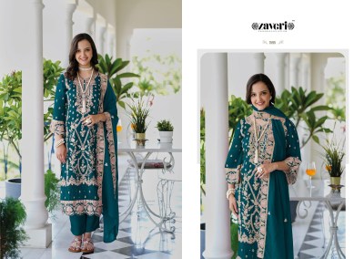 Aanaya by Zaveri soft blooming organza emboidery work readymade suit collection at low rate readymade suit catalogs