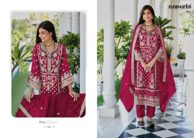 Aanaya by Zaveri soft blooming organza emboidery work readymade suit collection at low rate readymade suit catalogs