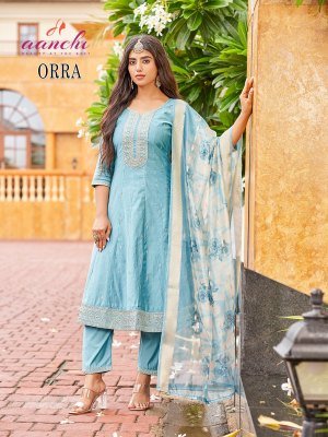 Aanchi Orra Premium Flared Kurta Set with Lining Bottom and Fancy Digital Dupatta Wholesale kurtis catalogs