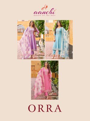 Aanchi Orra Premium Flared Kurta Set with Lining Bottom and Fancy Digital Dupatta Wholesale kurtis catalogs