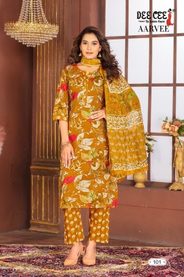 Aarvee by Deecee cambric cotton printed readymade suit catalogue at amaviexpo readymade suit catalogs